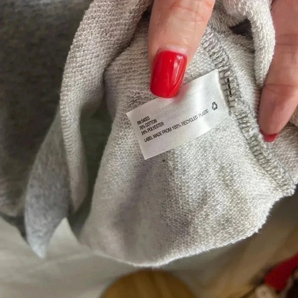 Gap Tunic Dress Women S Gray 3/4 Sleeve PolyCotton - Picture 3 of 4